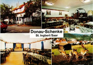 Postkarte Gasthaus Donauschenke